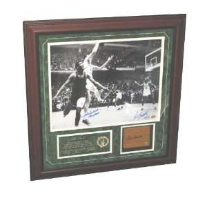  Autographed Bill Russell and John Havlicek 16x20 framed 