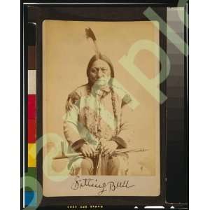  1884 Sitting Bull Lakota Indians Tribal Chief Calumets 