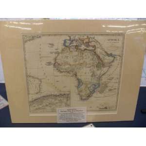  Antique Map Reproduction of Africa