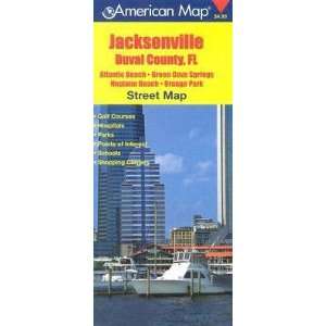   American Map 304982 Jacksonville Florida Street Map