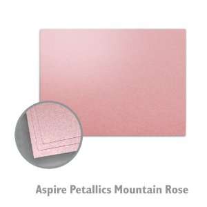   Petallics Mountain Rose Plain Card   800/Carton