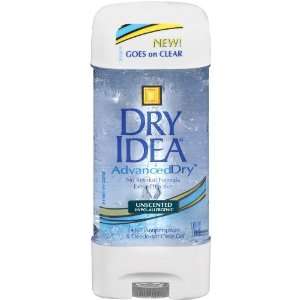  Dry Idea Clear Gel Antiperspirant/Deodorant Unscented, 3 