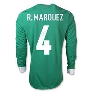  adidas Mexico 11/12 R. MARQUEZ Home Long Sleeve Soccer 