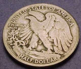exo* Liberty Walking Half Dollar 1918 S VG/F (pb155)  