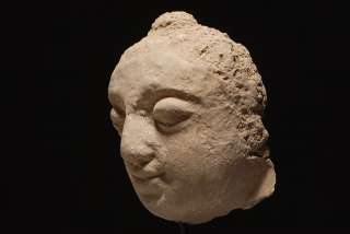 Ancient Greek   Buddhist Gandharan head Bodhisattva  