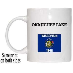    US State Flag   OKAUCHEE LAKE, Wisconsin (WI) Mug 