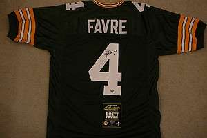 BRETT FAVRE SIGNED AUTO GREEN BAY PACKERS JERSEY HOLOGRAM AUTOGRAPHED 