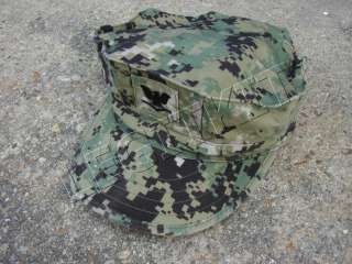 Issued AOR2 NWU Type III Utility Cap 8 Point Hat SZ 7 1/2 Navy SEAL 