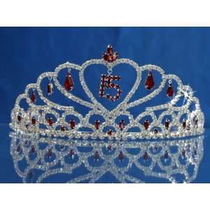   Quinceanera 15 Birthday Tiara Crystal Princess 1483F7 