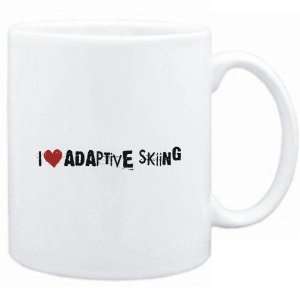  Mug White  Adaptive Skiing I LOVE Adaptive Skiing URBAN 
