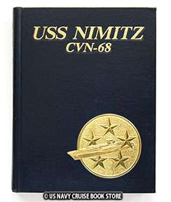 USS NIMITZ CVN 68 MEDITERRANEAN CRUISE BOOK 1985  