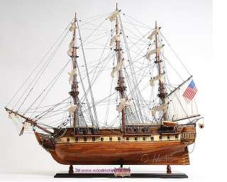 HANDCRAFTED USS CONSTITUTION EXCLUSIVE EDITION, OMH T097, WOODEN MODEL 