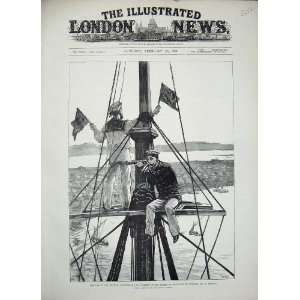  Trinkitat Admiral Sir Hewett 1884 War Soudan Ship Masts 