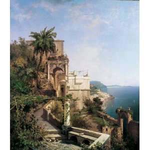   Amalfi Coast by Franz Unterberger 20x20 