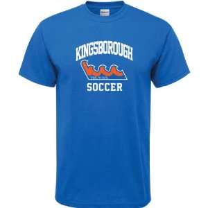   College Wave Royal Blue Soccer Arch T Shirt