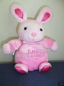 Carters Child of Mine Little Angel Rabbit Bunny Pink Lovey Plush 