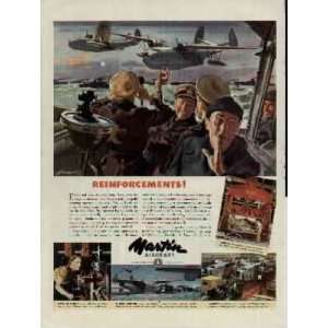   .  1942 Martin Aircraft War Time Ad, A4349. 