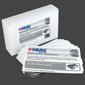  Seac Banche CM3000 Check Scanner Cleaning Card (15 cards 