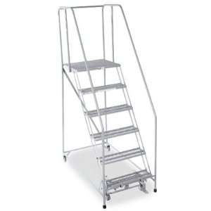   Rolling Safety Ladder with 20 Top Step   Assembled