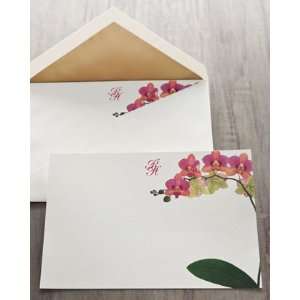  Caspari 50 Orchid CardsPlain Envelopes Health & Personal 