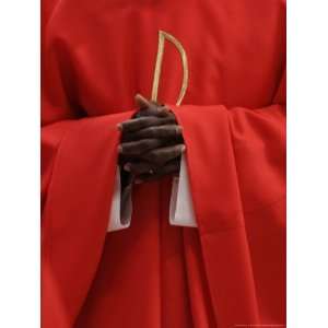  A Cardinal Puts His Hands Together Associated Press 