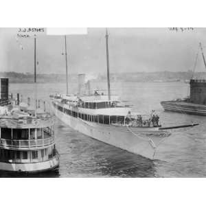  early 1900s Boat photo J.J. Astors Nourma