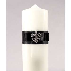   The Crowned Jewel Collection Unity Candle, Black