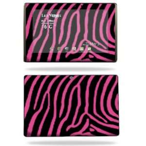   Vinyl Skin Decal Cover for Asus Eee Pad Transformer TF101 Zebra Pink