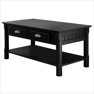 Winsome Timber Solid Wood Black Coffee Table 021713202383  