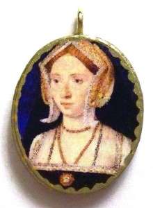 Queen Anne Boleyn Portrait Henry VIII Tudor Art Pendant  