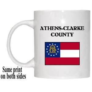  US State Flag   ATHENS CLARKE COUNTY, Georgia (GA) Mug 