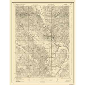 USGS TOPO MAP BRADLEY QUAD CALIFORNIA (CA) 1929