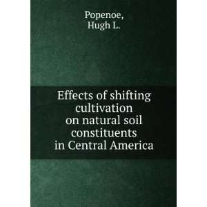   natural soil constituents in Central America Hugh L. Popenoe Books