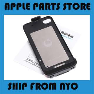 External Backup Battery Charger Case Cover For Apple iPhone 4 4S 