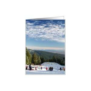 Tube Slide on Mt. Seymour Card