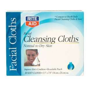  Rite Aid Facial Cleansing Cloths, Normal to Dry Skin 