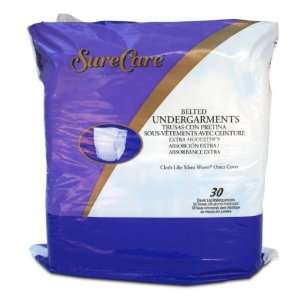  Surecare Belted Undergarment (Pack of 30) Health 