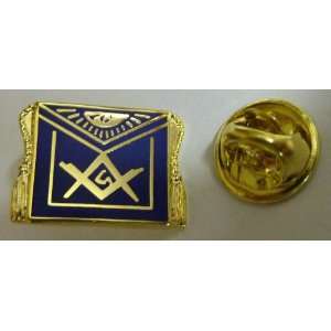  Masonic APRON Freemason Square & Compass Lapel Pin 