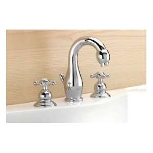  Mico 800 E4 MB Widespread Lavatory Faucet W/ Metal Cross 