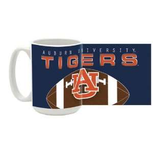  Auburn University 15 oz Ceramic Coffee Mug   Tigers Football 