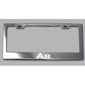 Audi A8 Chrome License Plate Frame