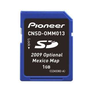 PIONEER NAVIGATION GPS SD MAP MEXICO UPDATE CNSD OMM013 CNSDOMM013