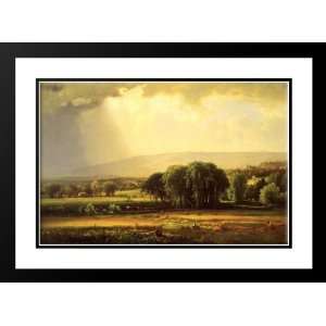  Inness, George 24x18 Framed and Double Matted Harvest 