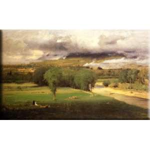   Meadows 30x18 Streched Canvas Art by Inness, George