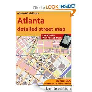 Map of Atlanta (USA) eBookWorldAtlas Team  Kindle Store