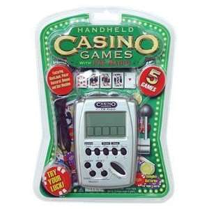    Electronic Handheld Casino Games with FM Radio Toys & Games