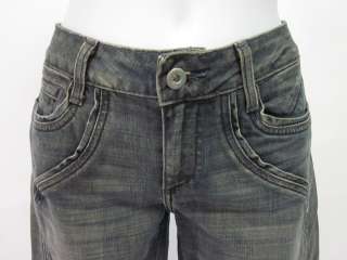 ANTIK DENIM Blue Gray Wash Cropped Capri Jeans Sz 26  