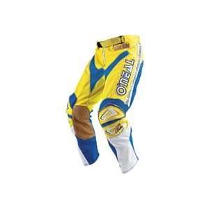  2012 ONEAL ULTRA LITE LE 83 PANTS (40) (BLUE/YELLOW 