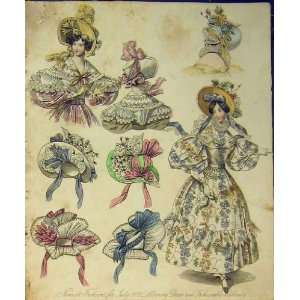   1831 Womens Fashion Fashionable Millinery Dresses Hats