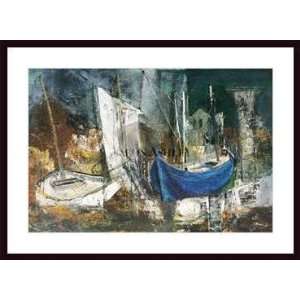   Blue Boat   Artist William Thon  Poster Size 24 X 36